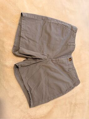Dockers Light Gray Casual Cotton Shorts